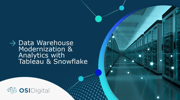 Data Warehouse Modernization & Analytics with Tableau & Snowflake  Cover Image